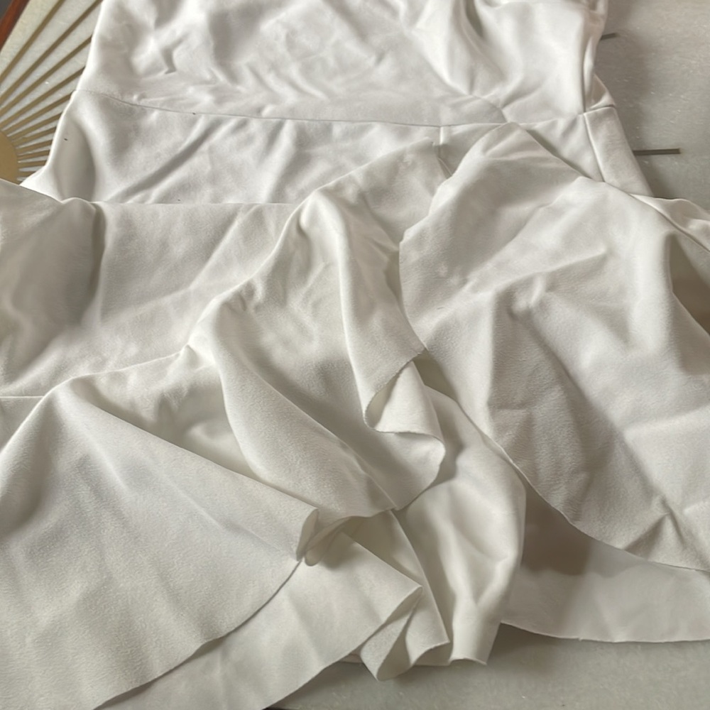 White Ruffle Dress - Picture 2 of 2
